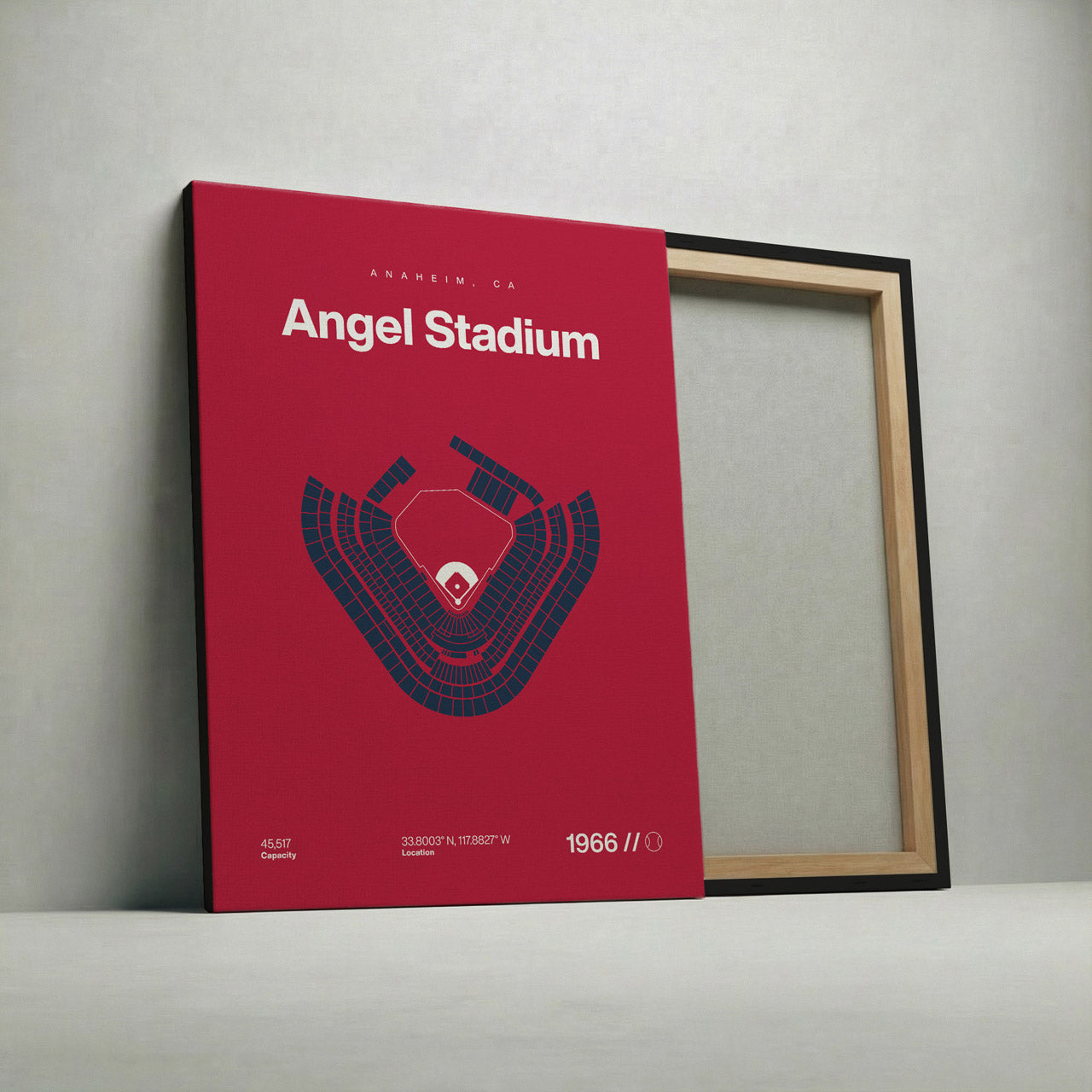 LA Baseball Stadium Bold