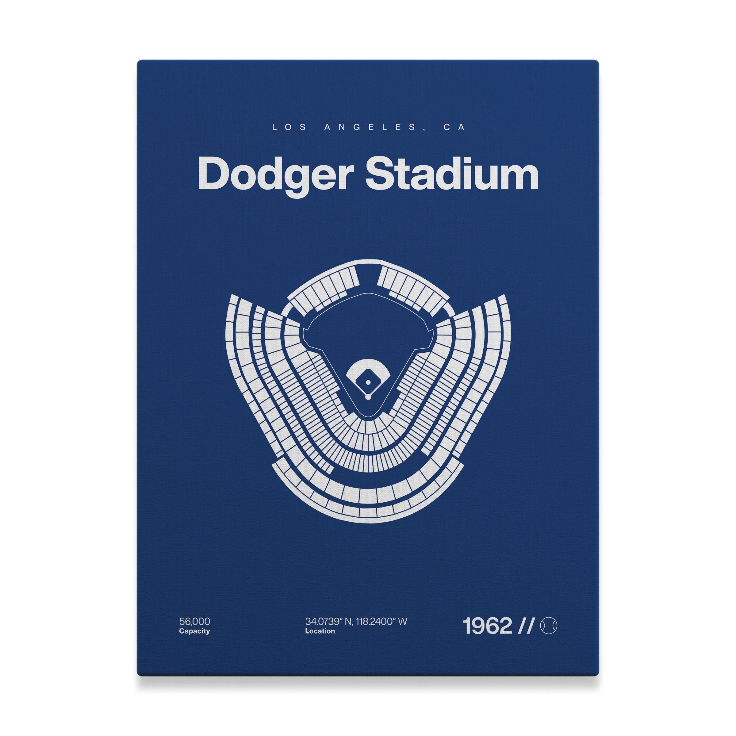 Los Angeles Baseball Stadium Bold