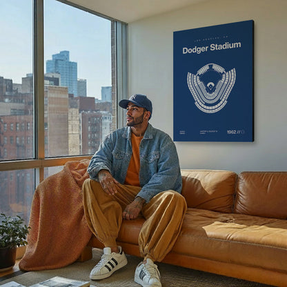 Los Angeles Baseball Stadium Bold