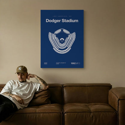 Los Angeles Baseball Stadium Bold