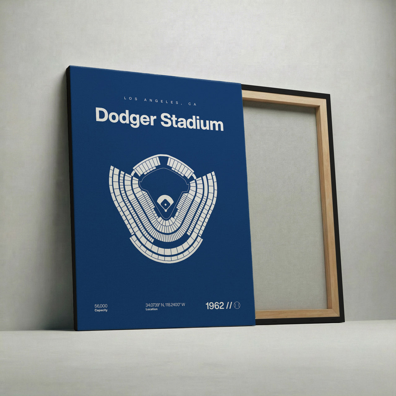 Los Angeles Baseball Stadium Bold