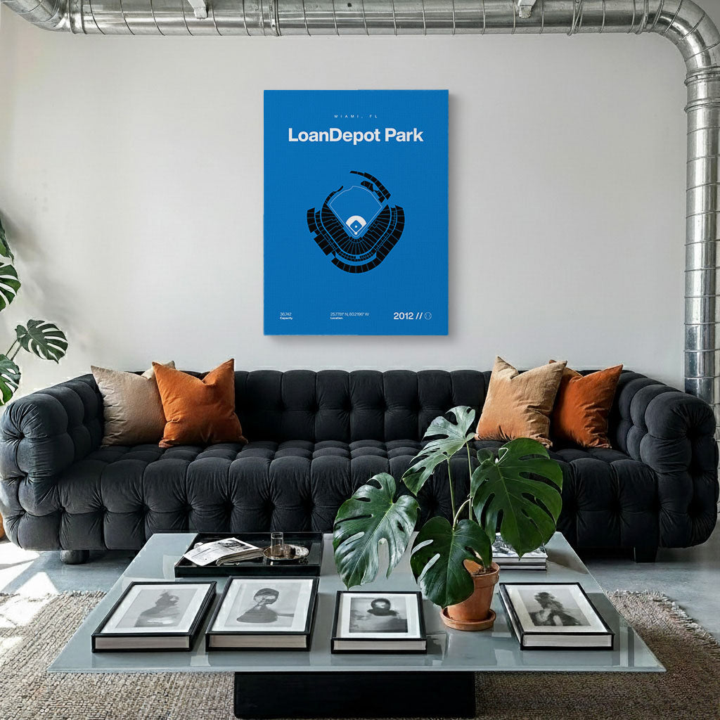 Miami Baseball Stadium Bold