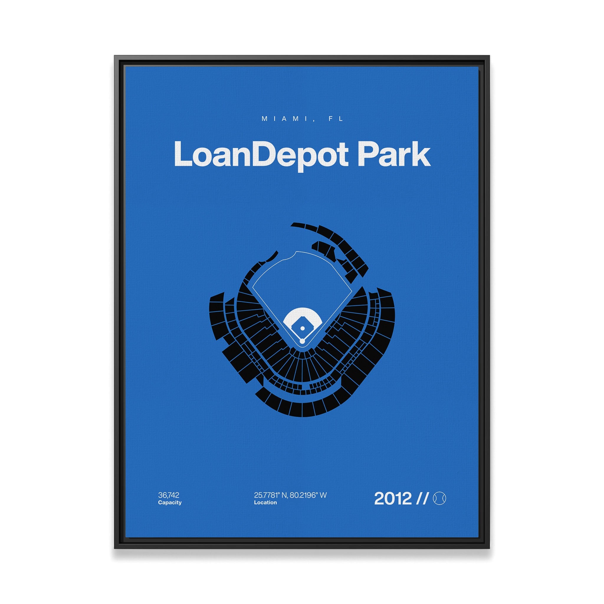 Miami Baseball Stadium Bold