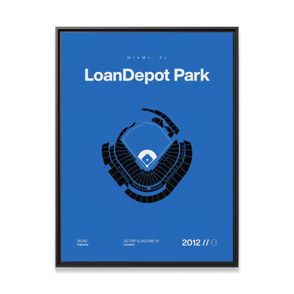 Miami Baseball Stadium Bold