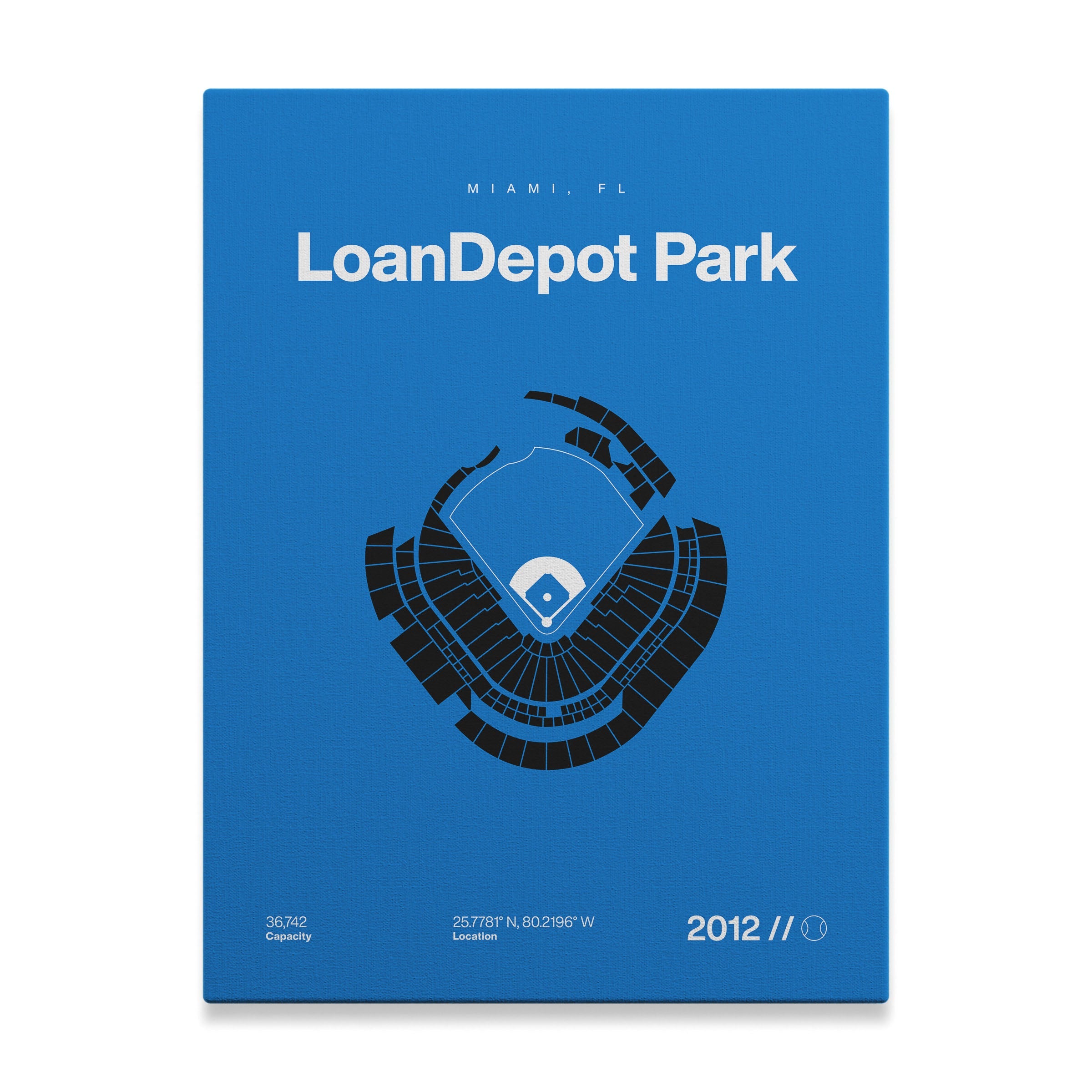 Miami Baseball Stadium Bold