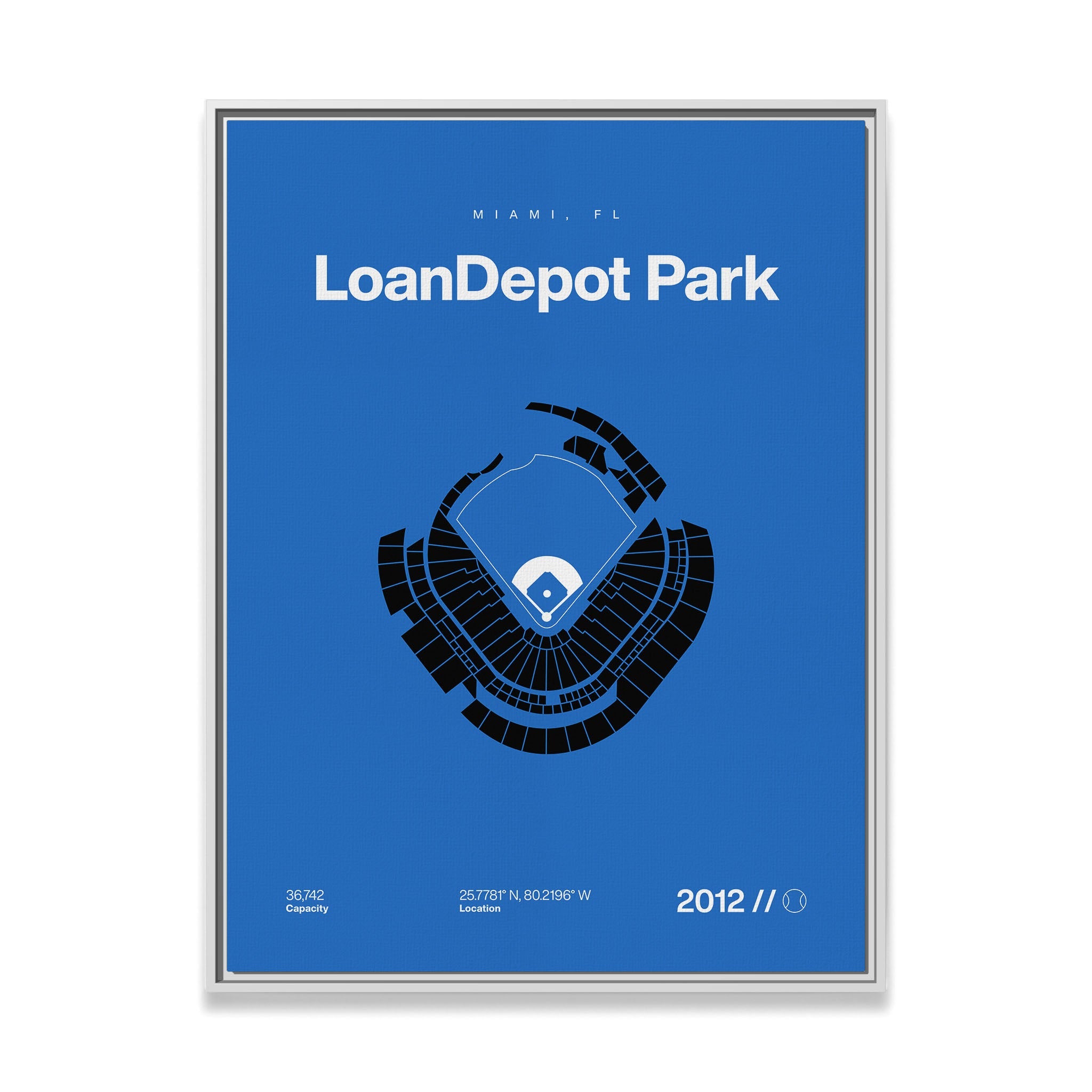 Miami Baseball Stadium Bold