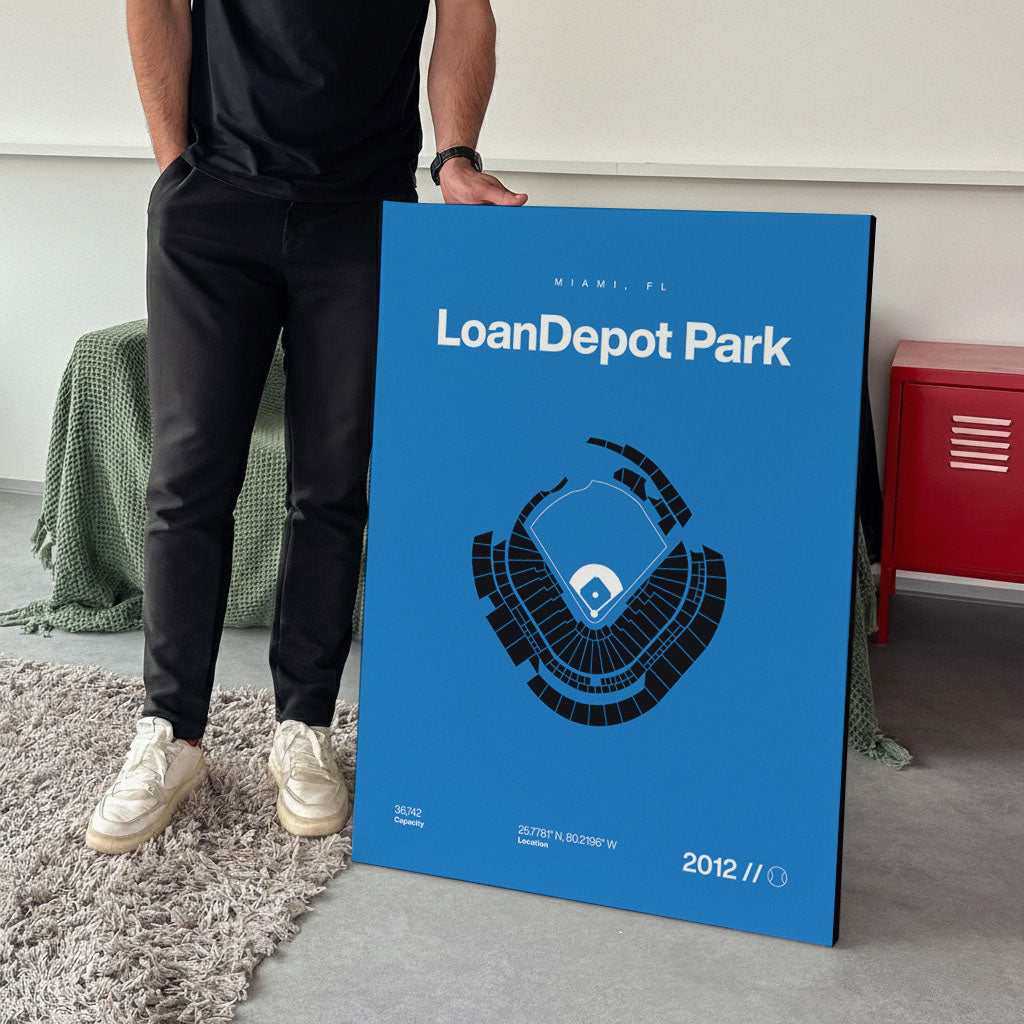 Miami Baseball Stadium Bold