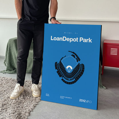 Miami Baseball Stadium Bold