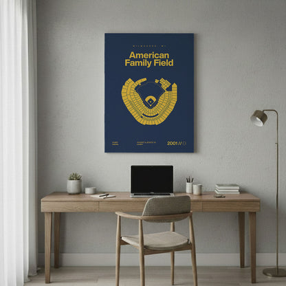 Milwaukee Baseball Stadium Bold