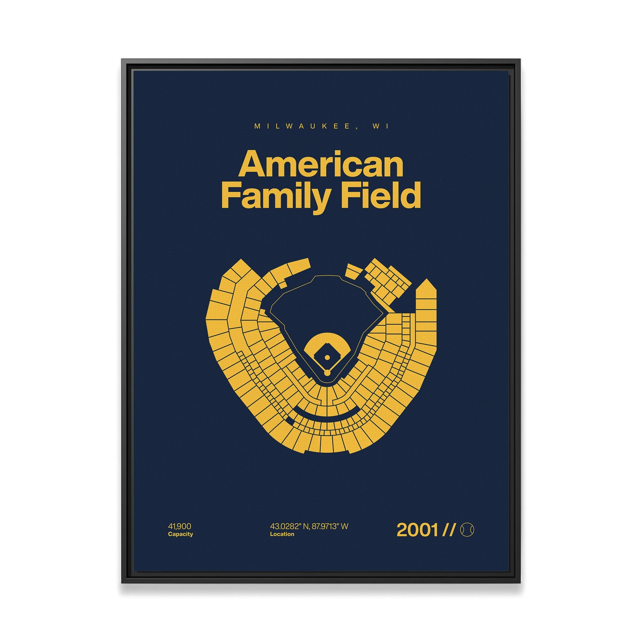 Milwaukee Baseball Stadium Bold