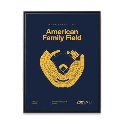 Milwaukee Baseball Stadium Bold