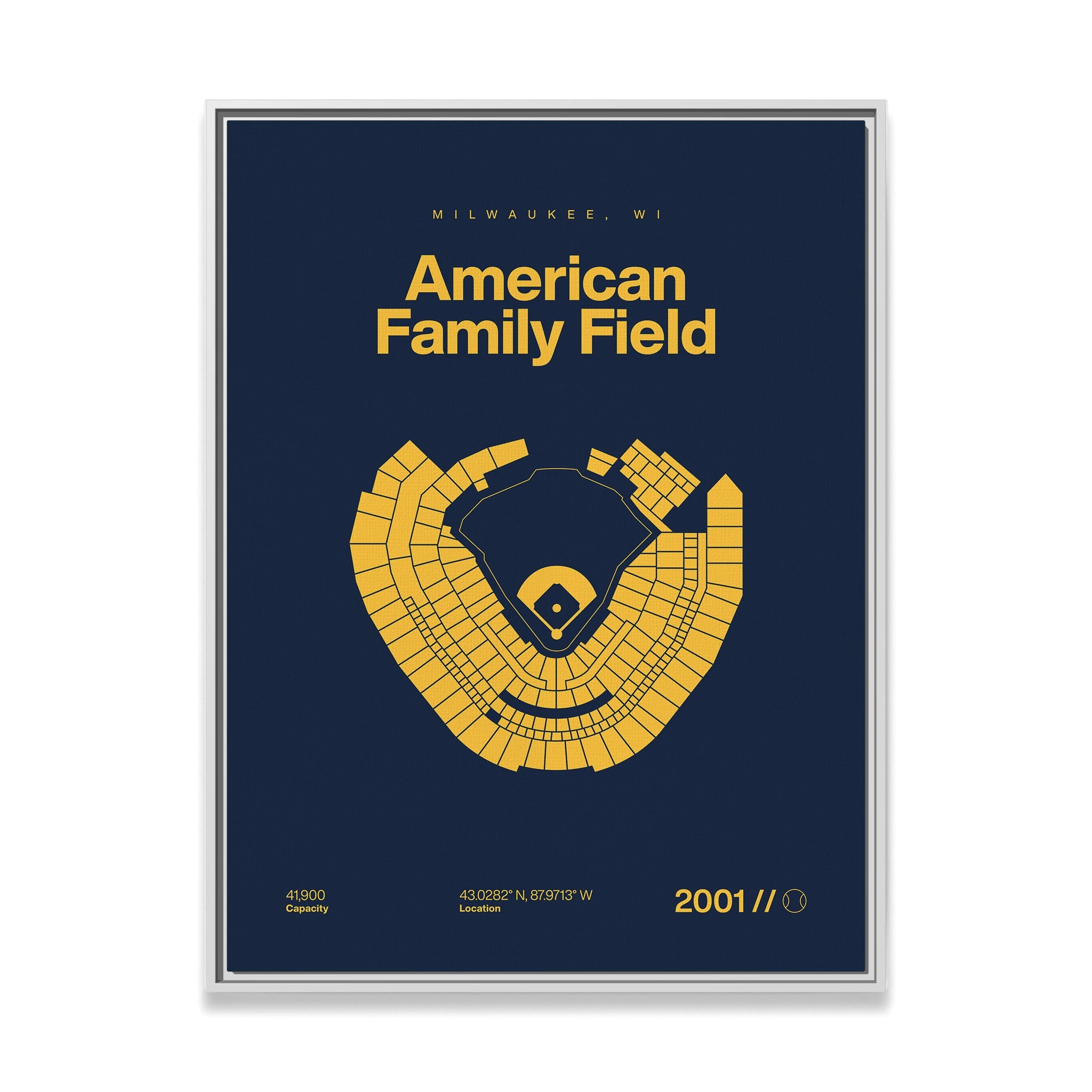 Milwaukee Baseball Stadium Bold