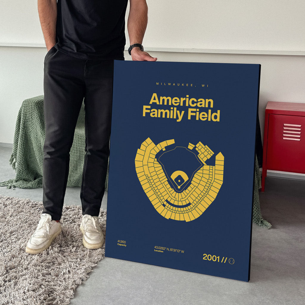 Milwaukee Baseball Stadium Bold