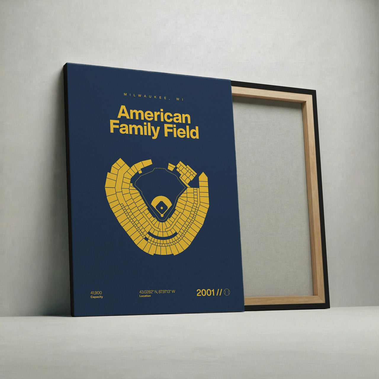 Milwaukee Baseball Stadium Bold