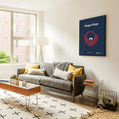 Minnesota Baseball Stadium Bold