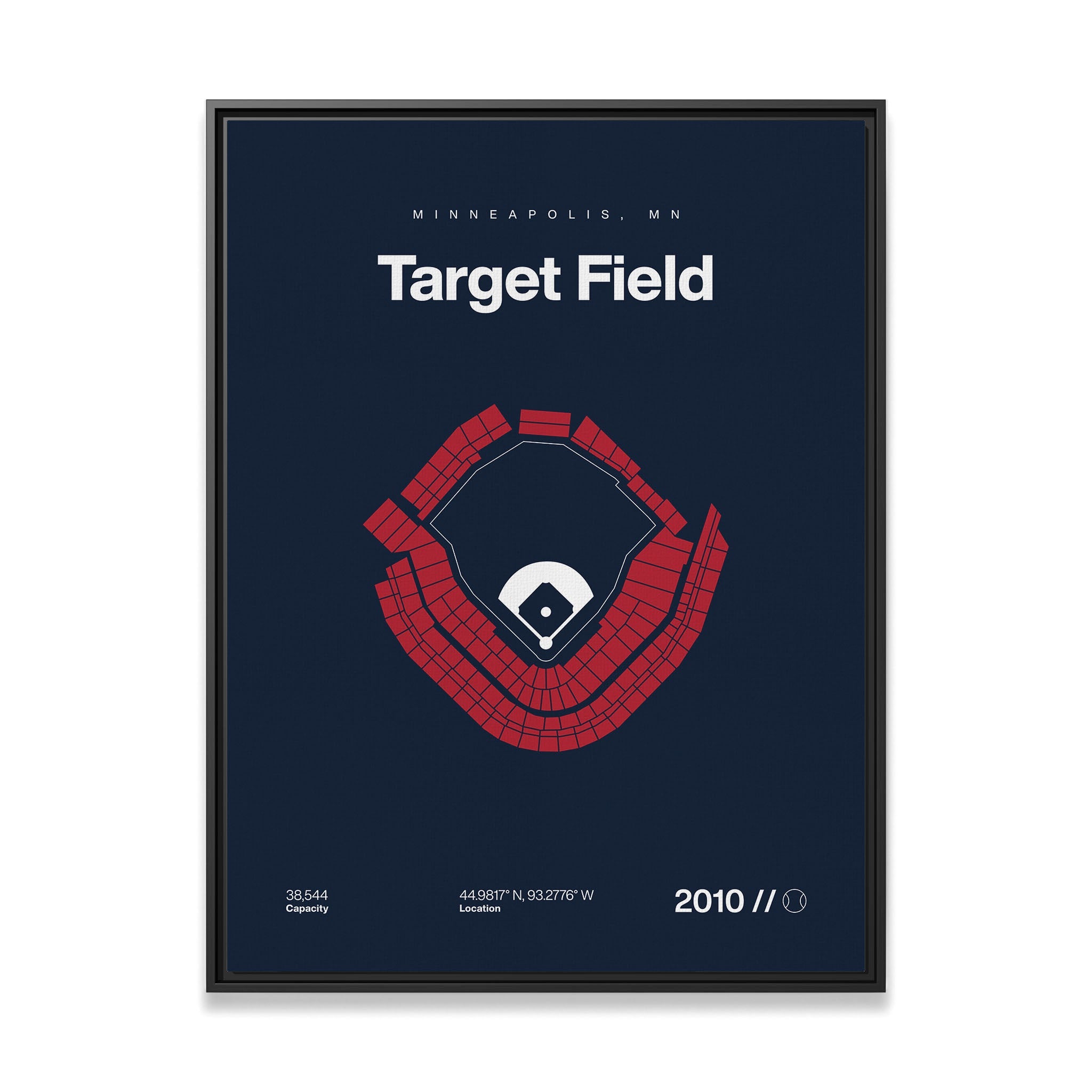 Minnesota Baseball Stadium Bold