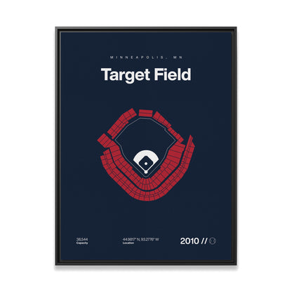 Minnesota Baseball Stadium Bold