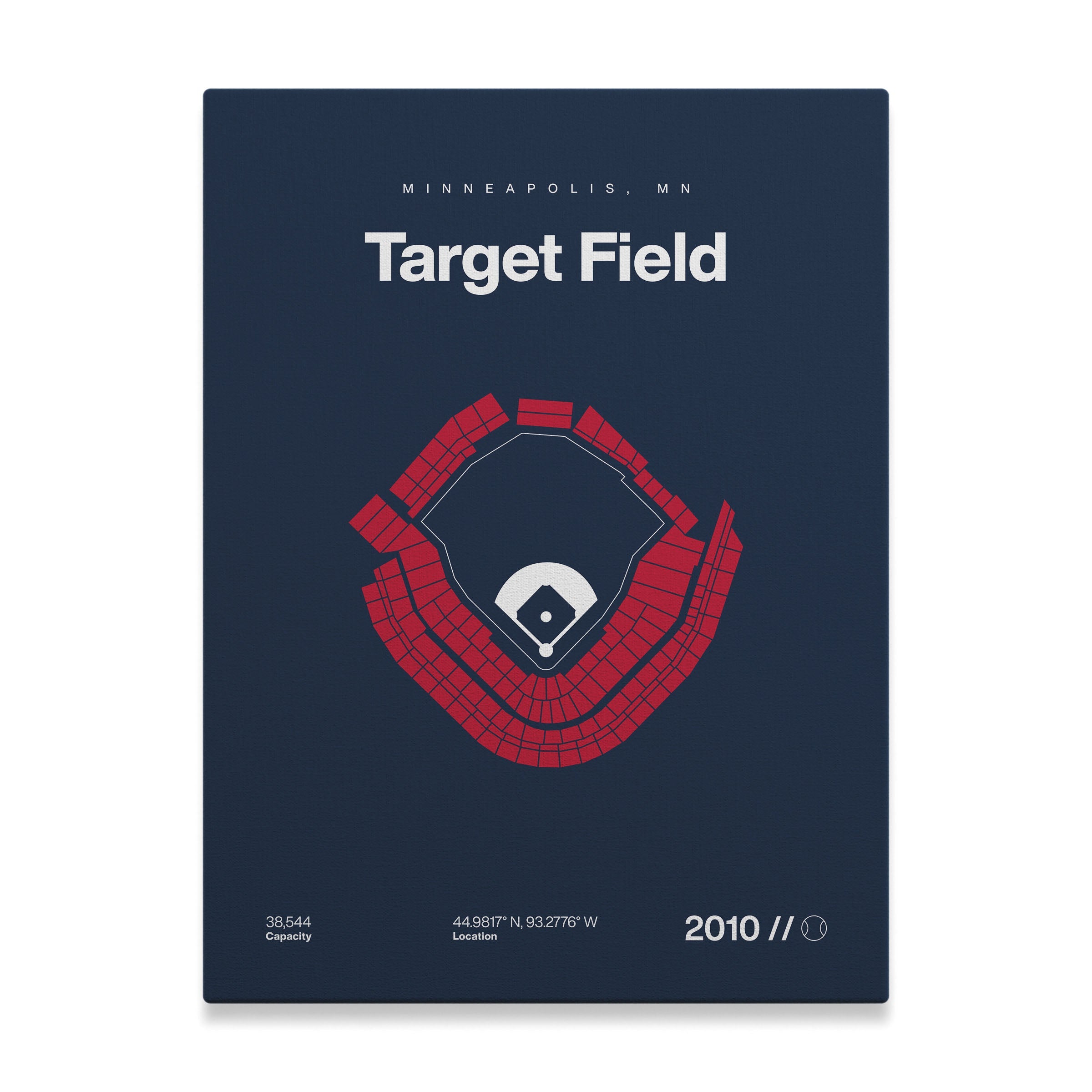 Minnesota Baseball Stadium Bold