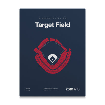 Minnesota Baseball Stadium Bold