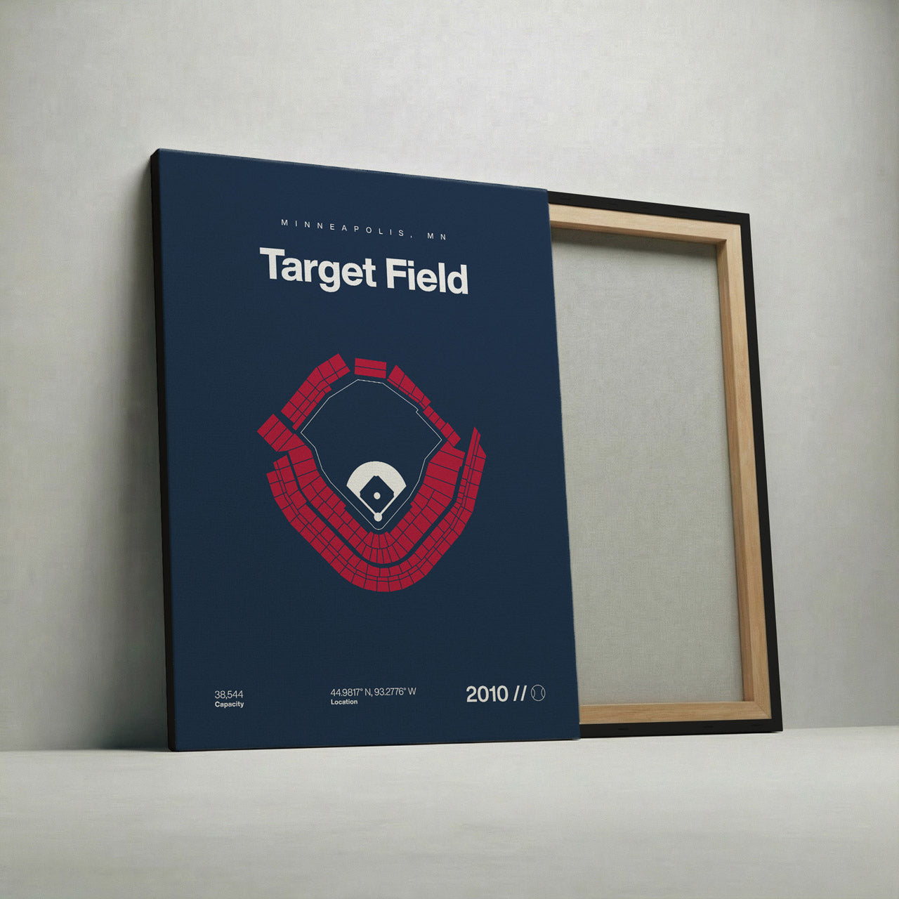 Minnesota Baseball Stadium Bold