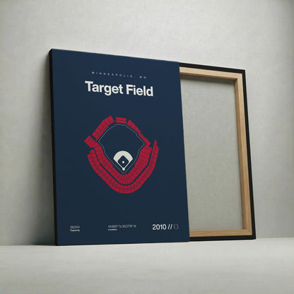 Minnesota Baseball Stadium Bold