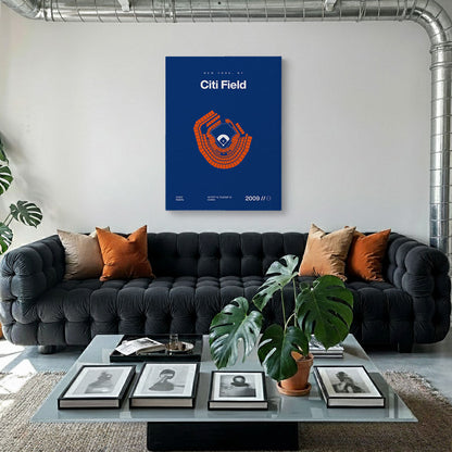 New York Baseball Stadium Bold