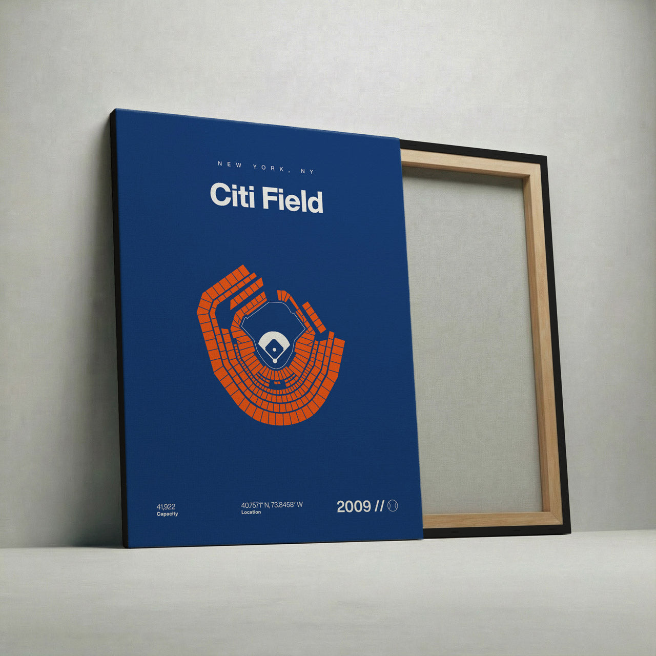 New York Baseball Stadium Bold