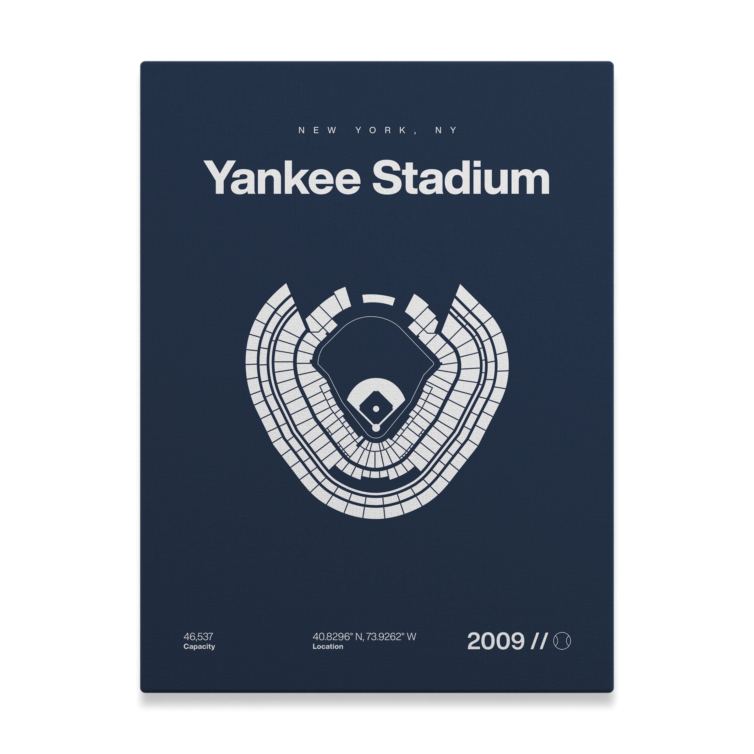 NY Baseball Stadium Bold