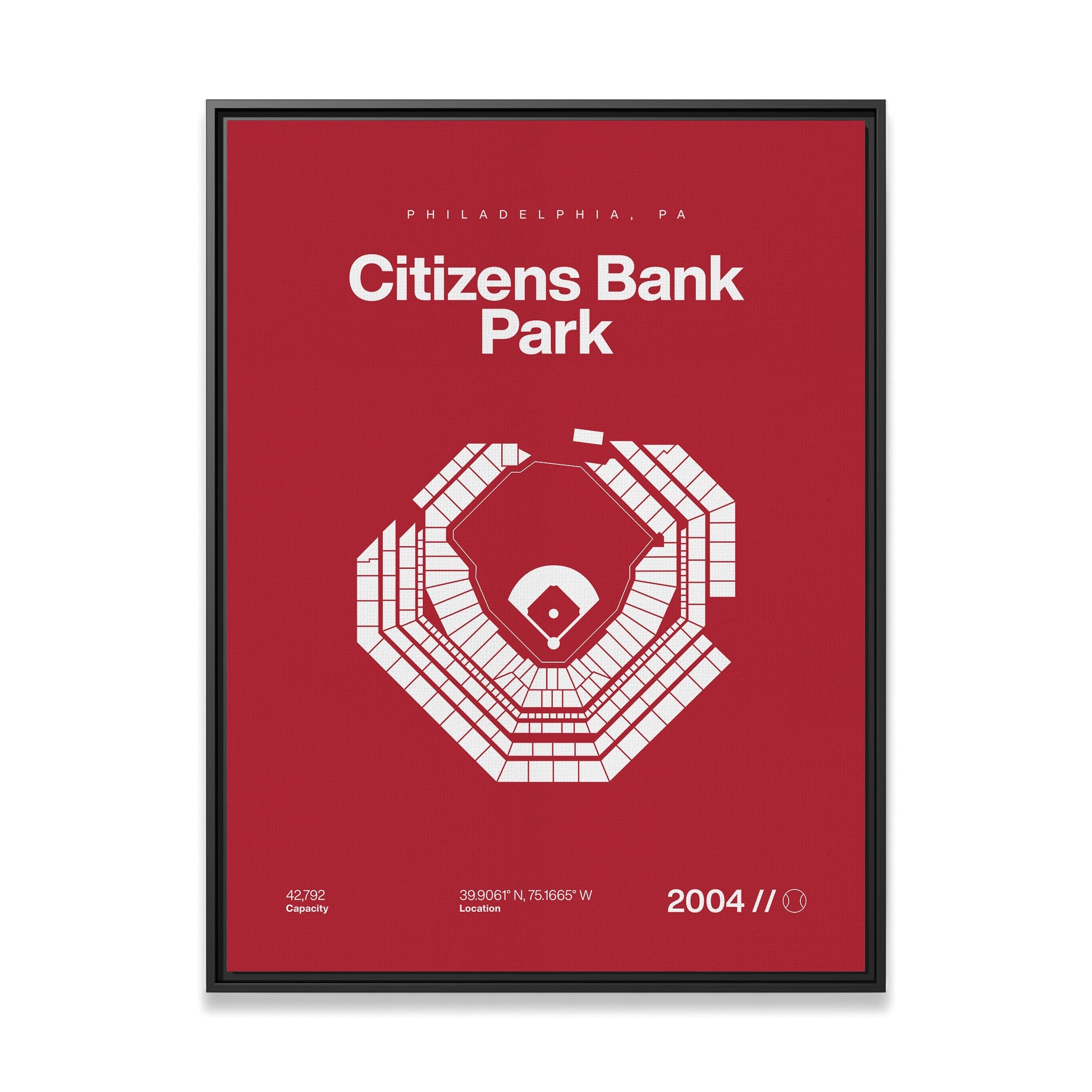 Philadelphia Baseball Stadium Bold