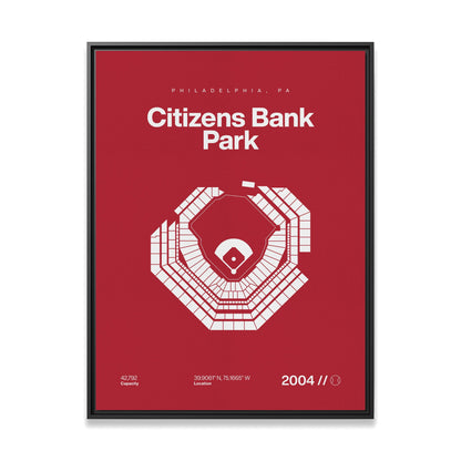 Philadelphia Baseball Stadium Bold