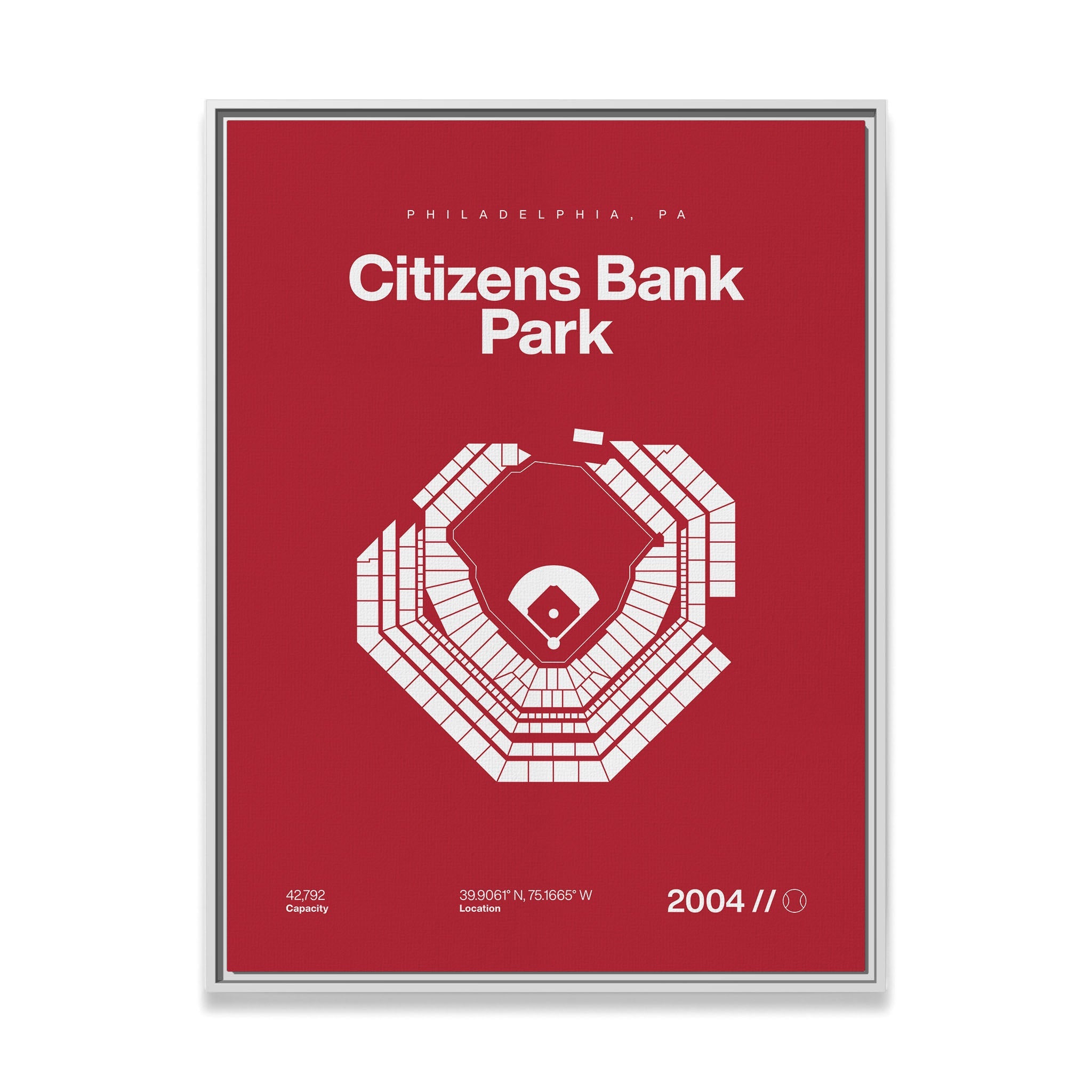 Philadelphia Baseball Stadium Bold