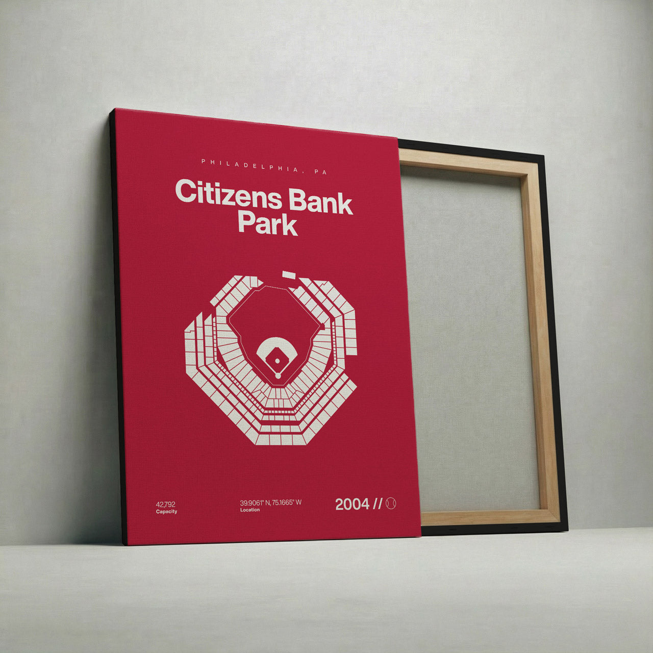 Philadelphia Baseball Stadium Bold