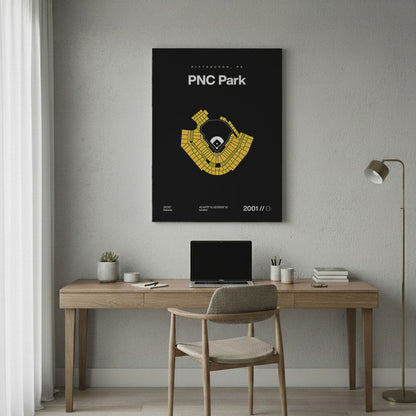 Pittsburgh Baseball Stadium Bold