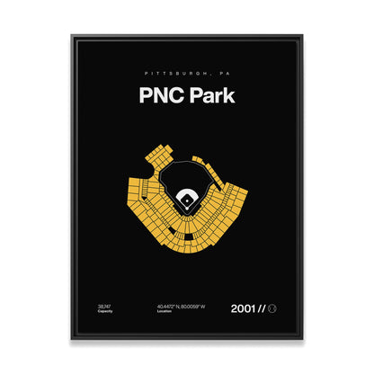 Pittsburgh Baseball Stadium Bold