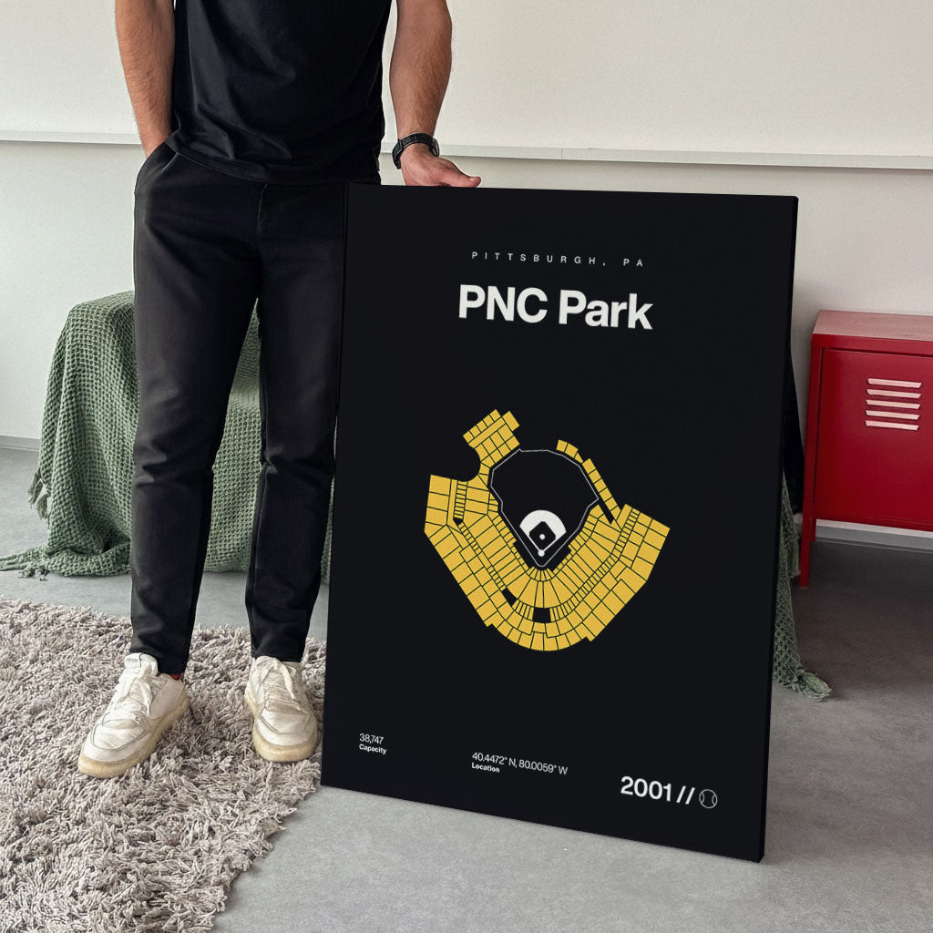 Pittsburgh Baseball Stadium Bold