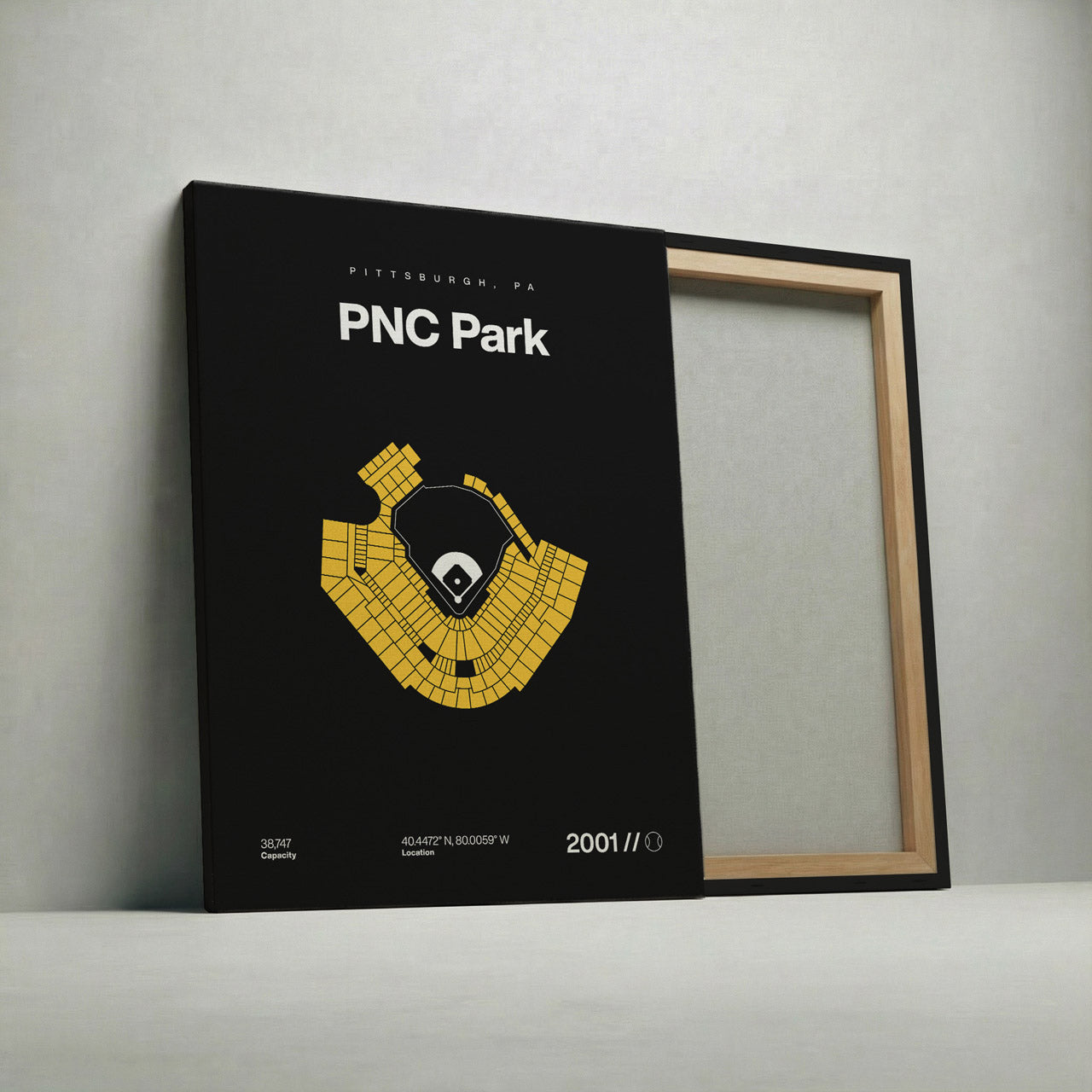 Pittsburgh Baseball Stadium Bold