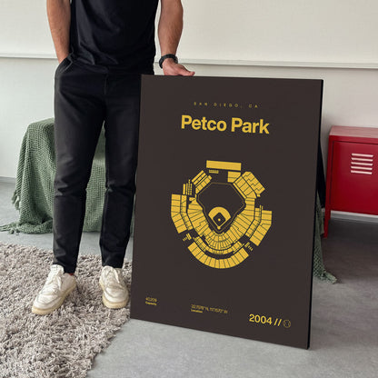 San Diego Baseball Stadium Bold