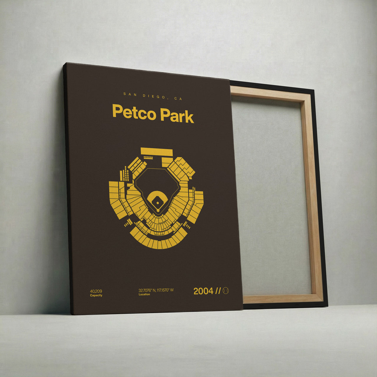 San Diego Baseball Stadium Bold