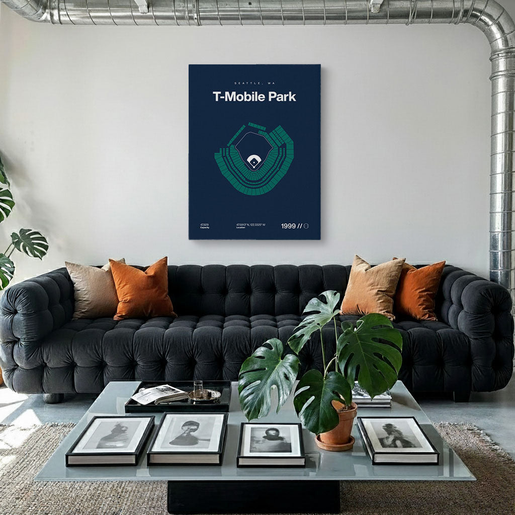 Seattle Baseball Stadium Bold