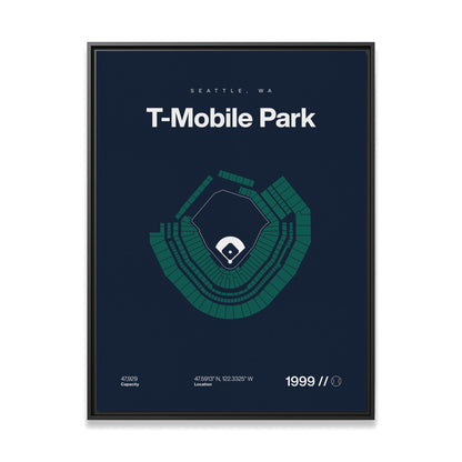 Seattle Baseball Stadium Bold