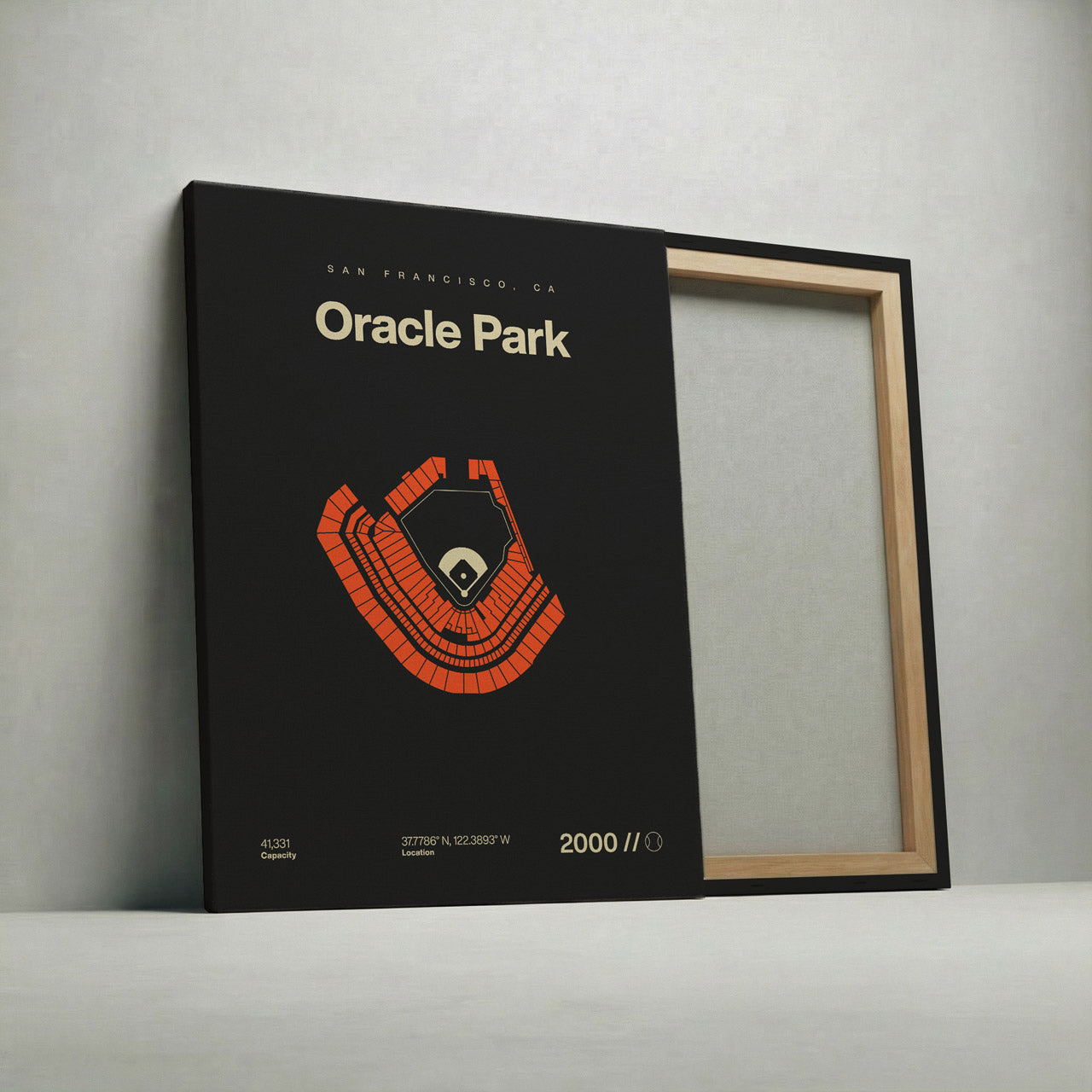 San Francisco Baseball Stadium Bold