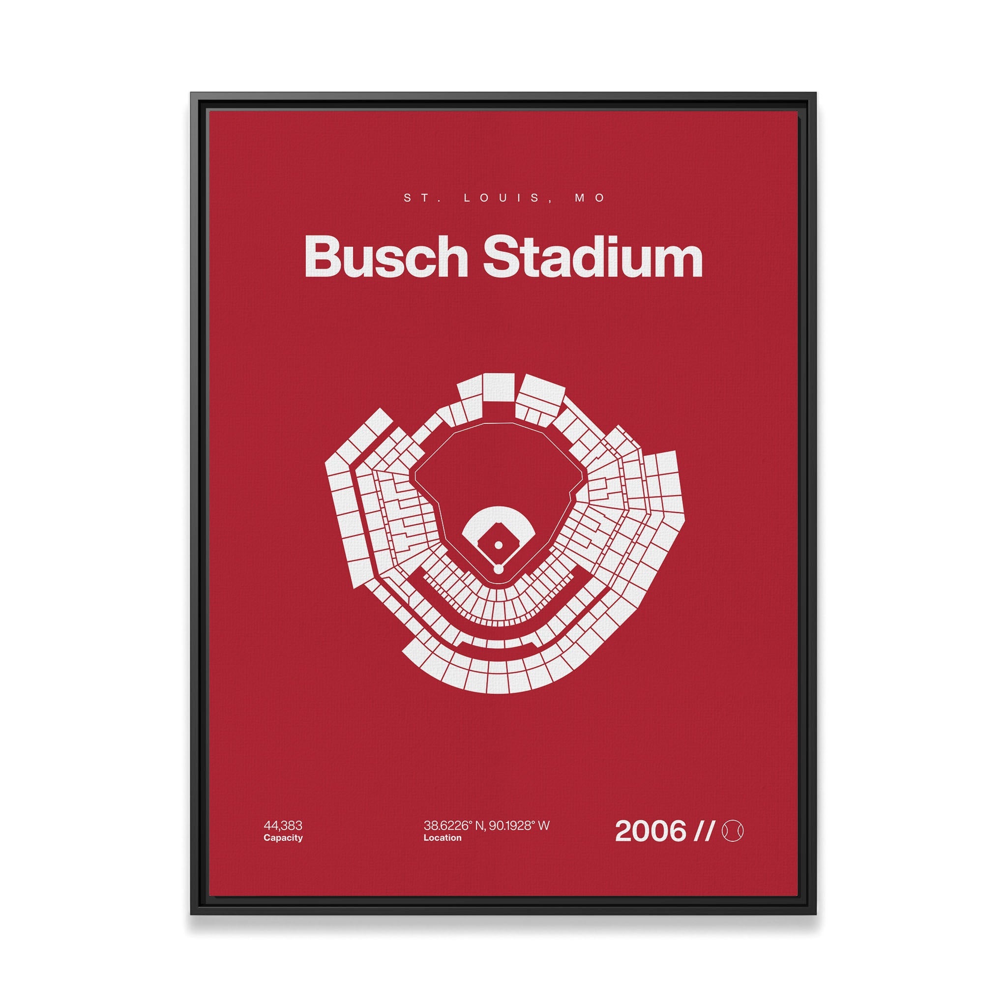 St Louis Baseball Stadium Bold