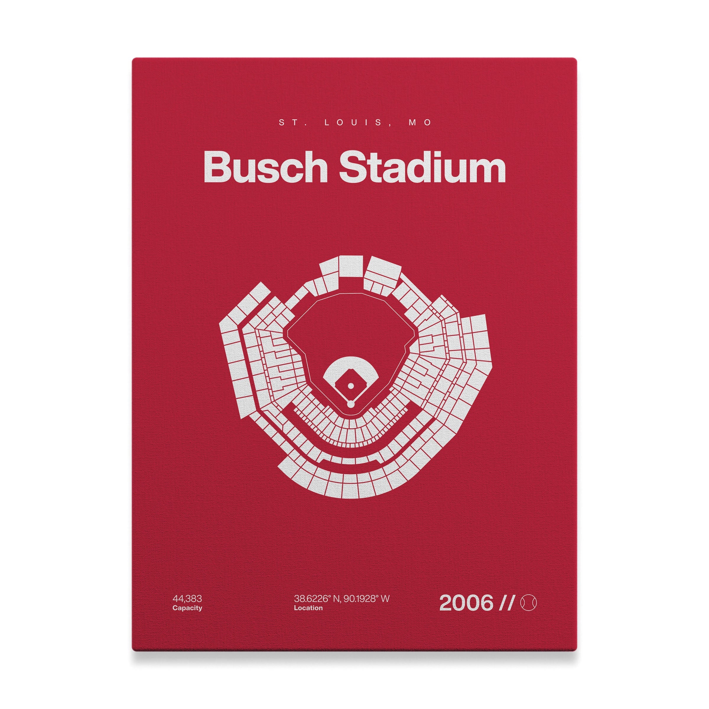 St Louis Baseball Stadium Bold