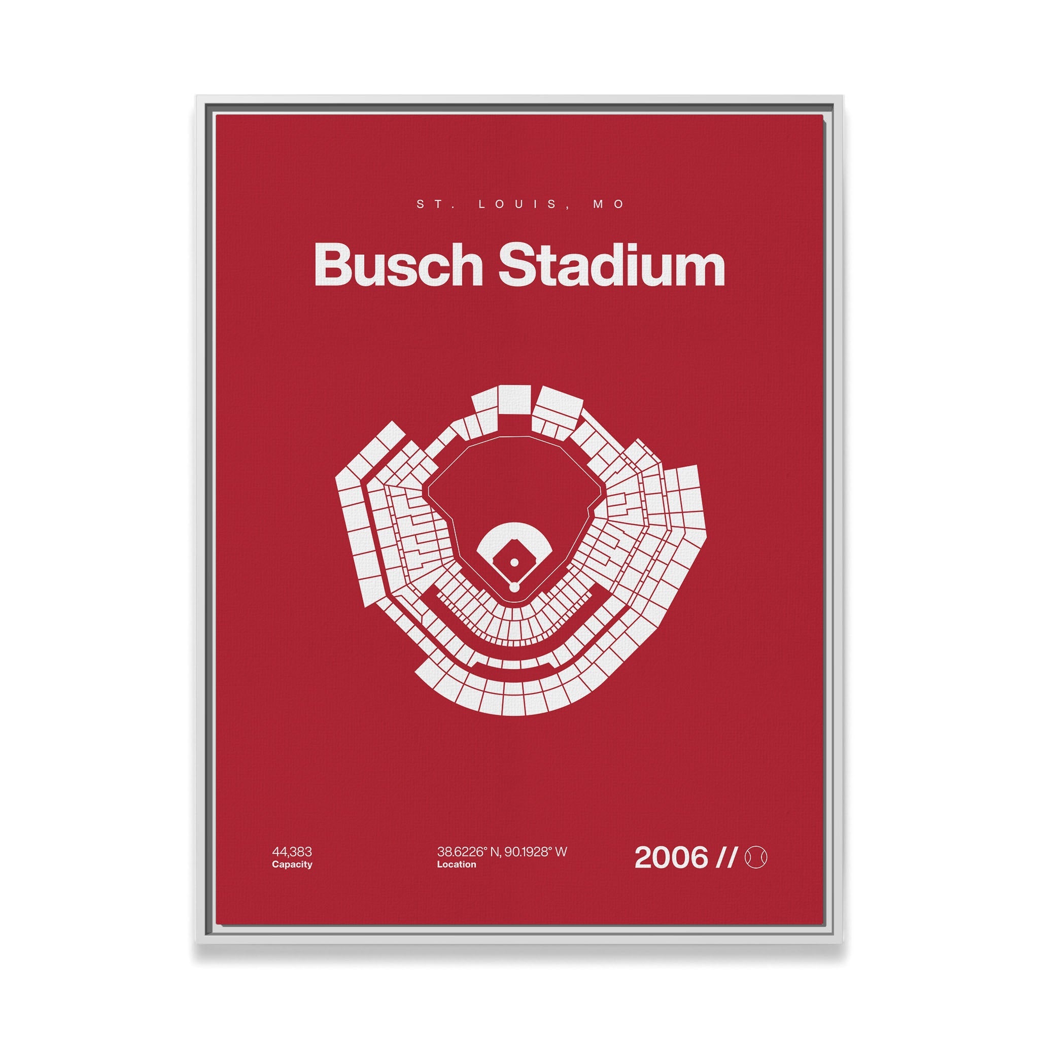 St Louis Baseball Stadium Bold