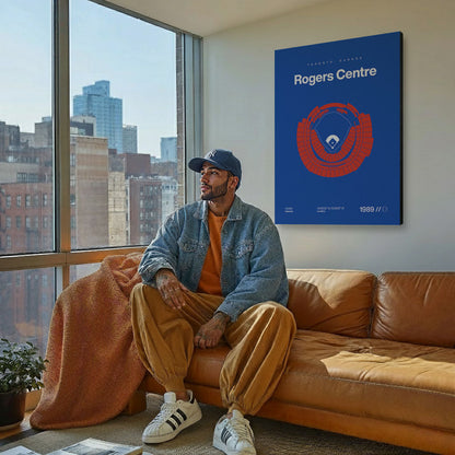 Toronto Baseball Stadium Bold