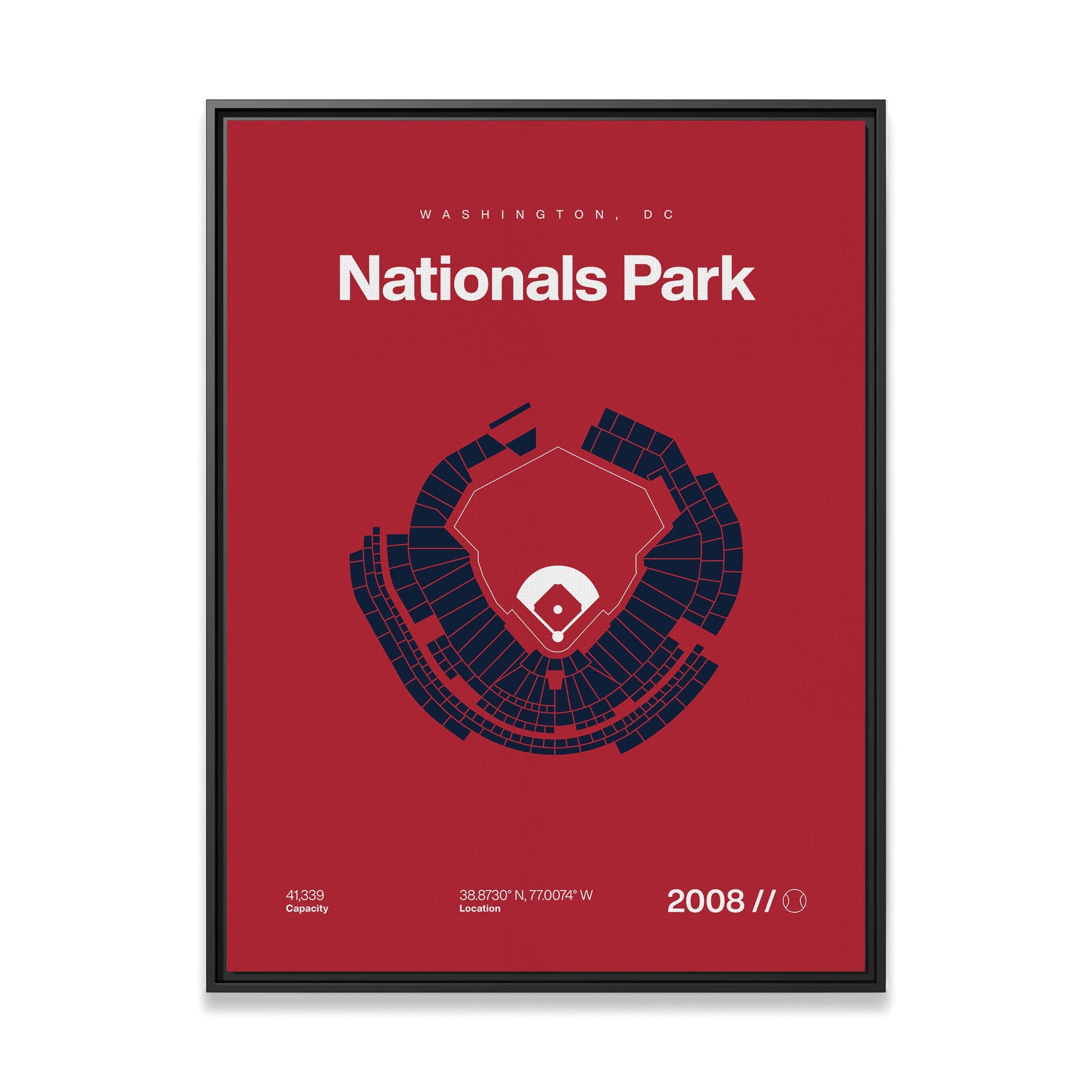 Washington Baseball Stadium Bold