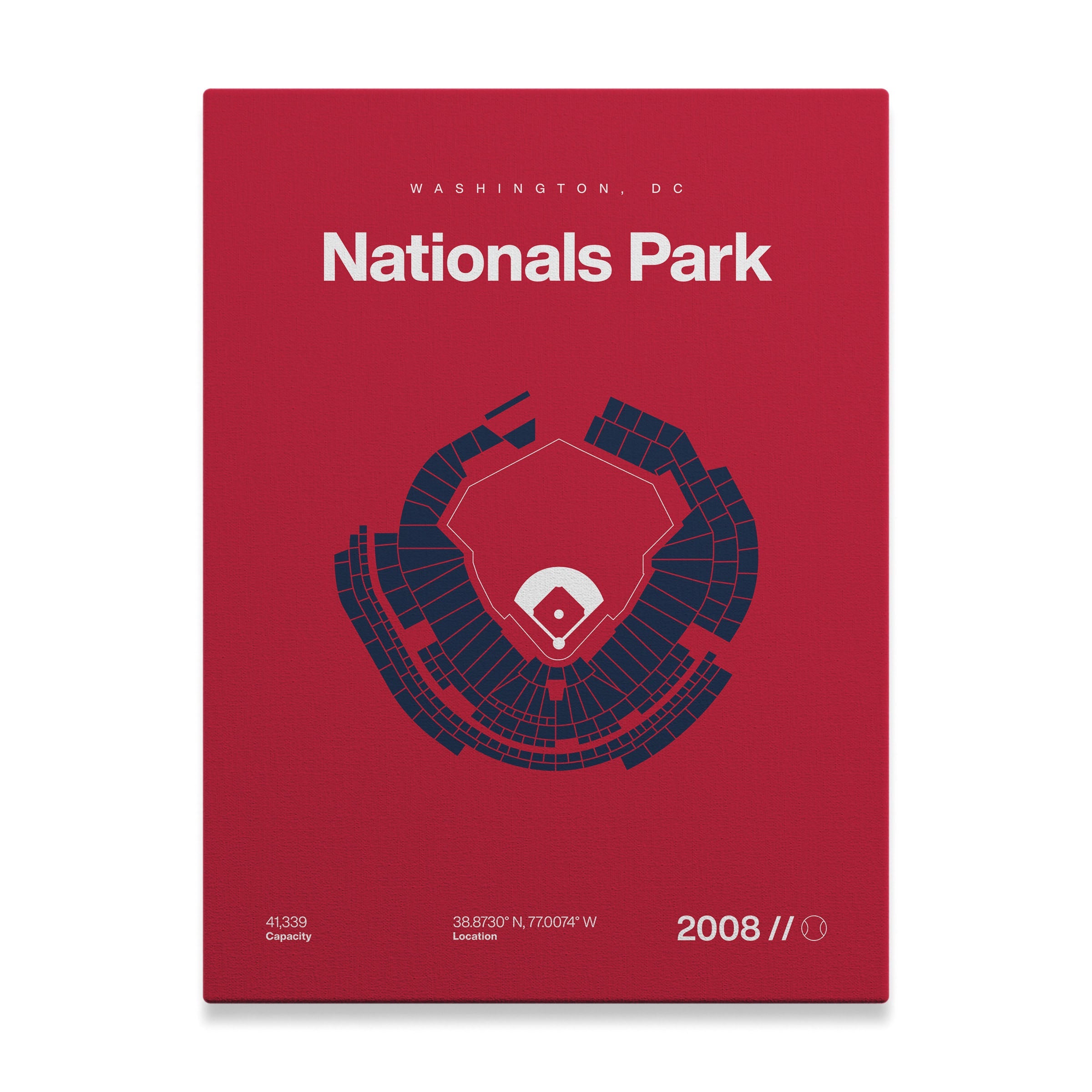 Washington Baseball Stadium Bold