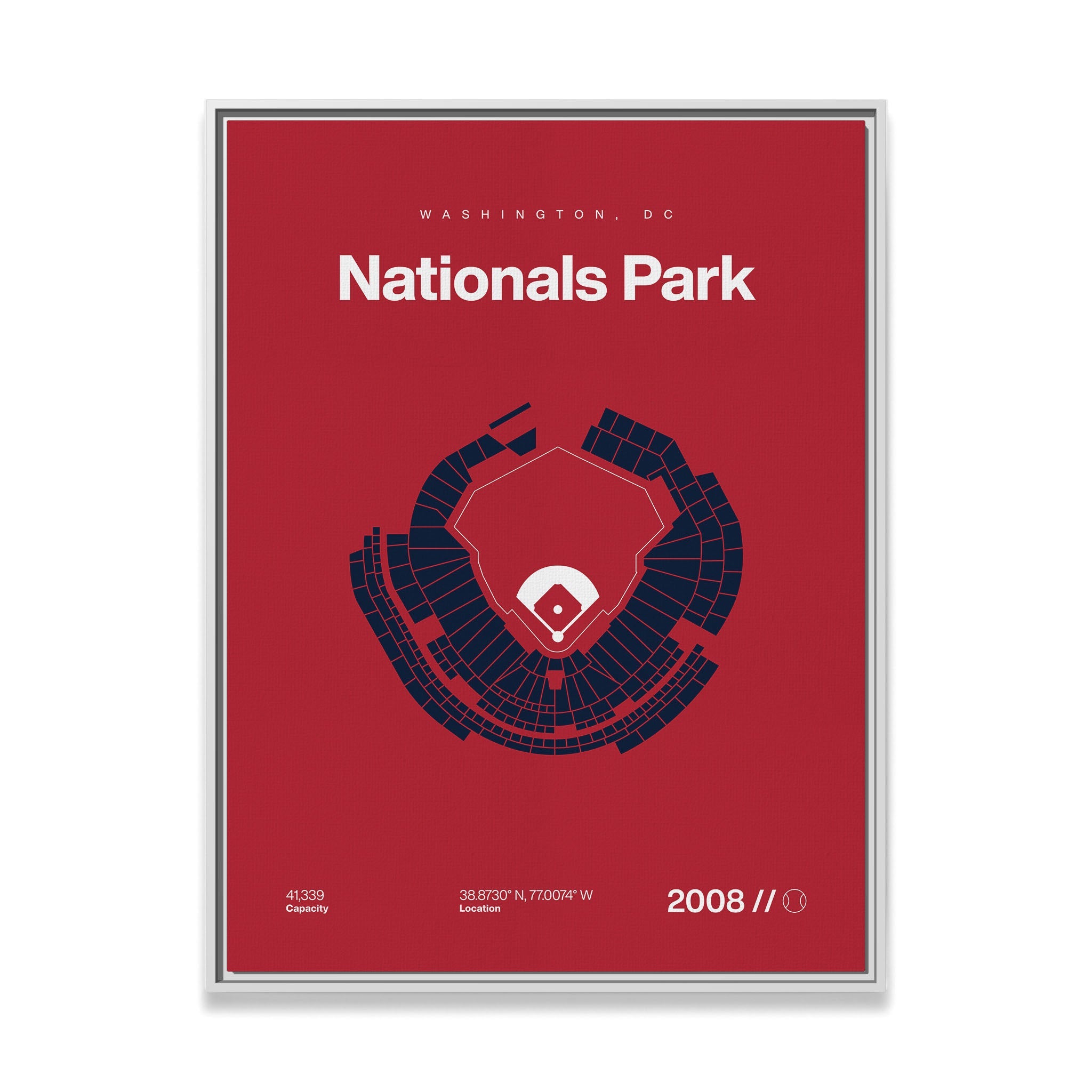 Washington Baseball Stadium Bold