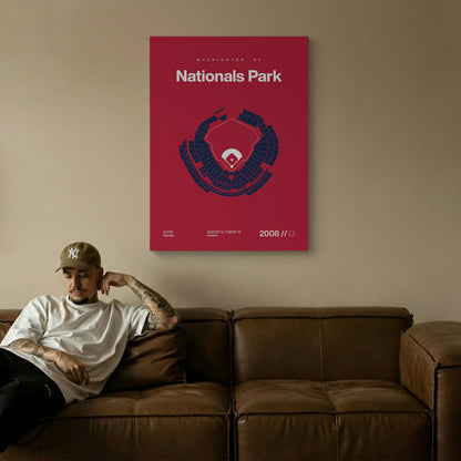 Washington Baseball Stadium Bold