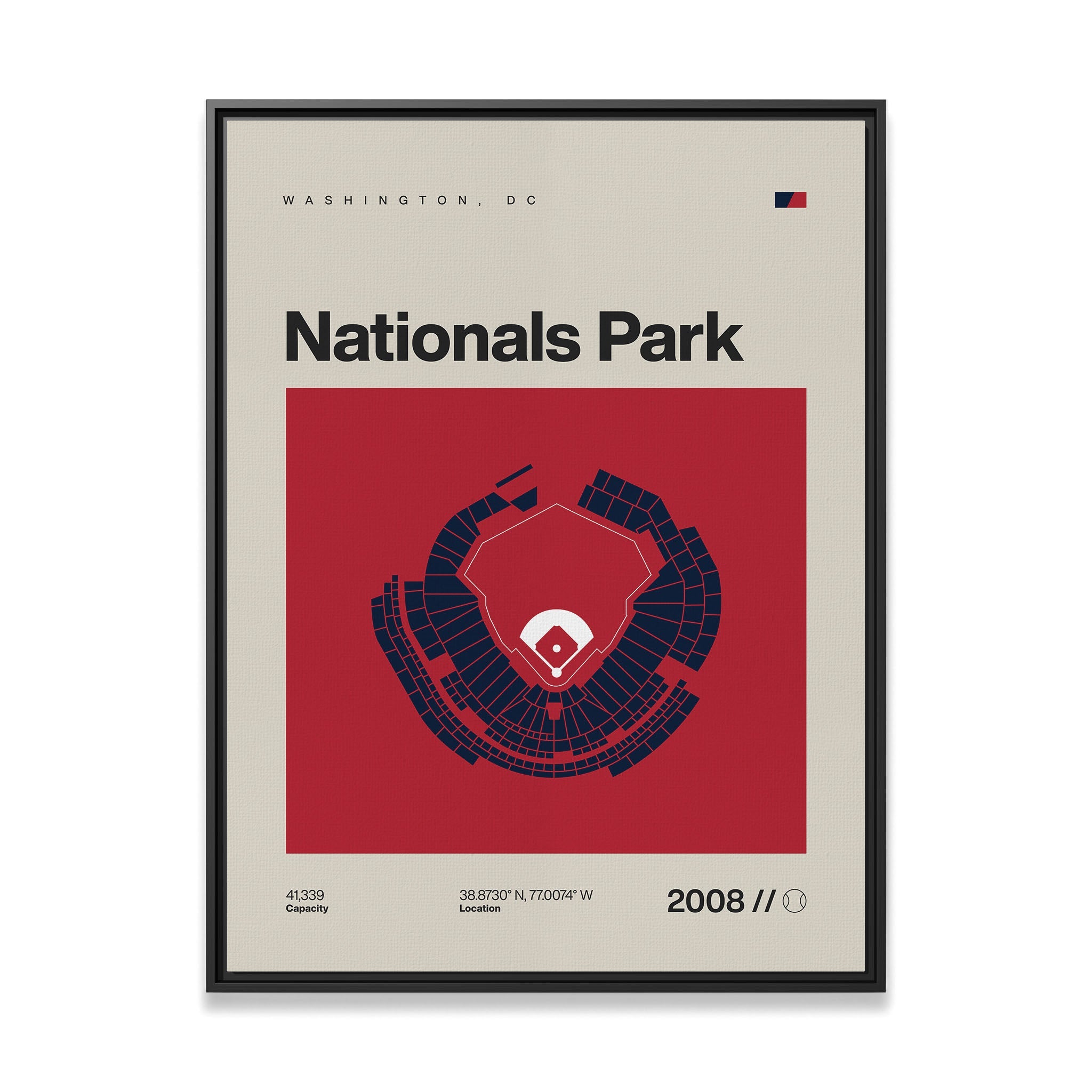 Washington Baseball Stadium Wall Art